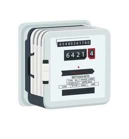 Electricity import and export meter